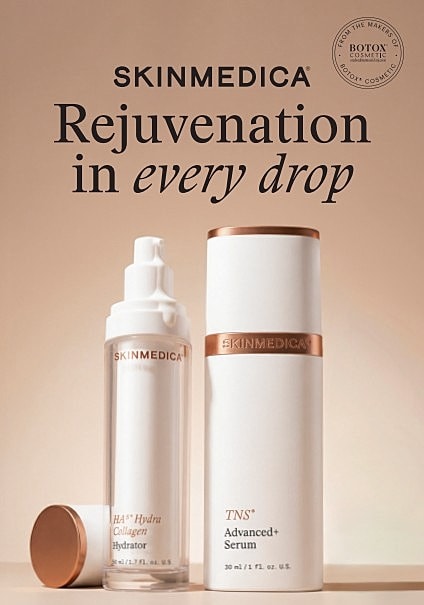 SkinMedica skincare products for rejuvenation and hydration