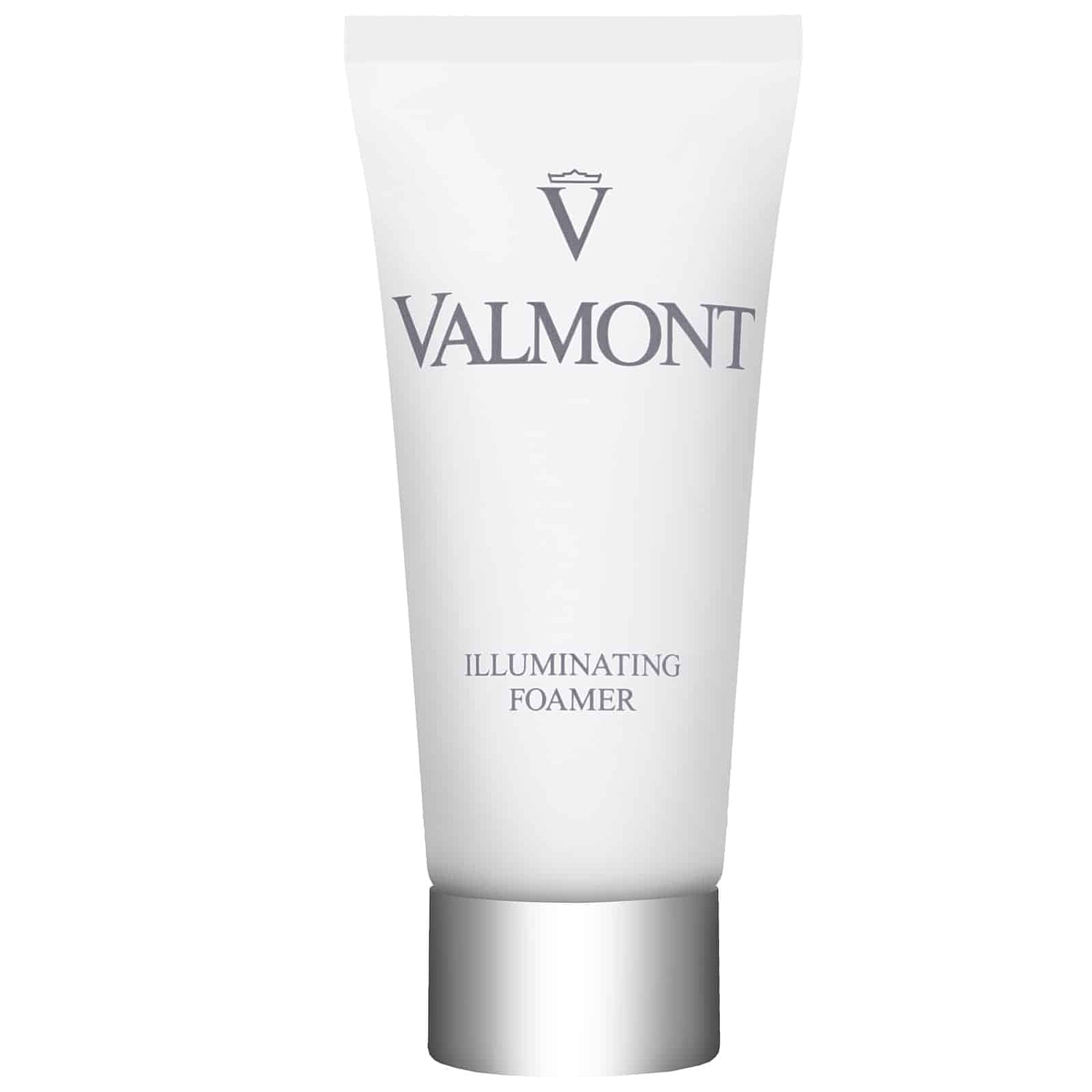 Valmont illuminating foamer skincare product tube.