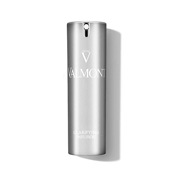 Valmont Clarifying Infusion skincare product bottle.