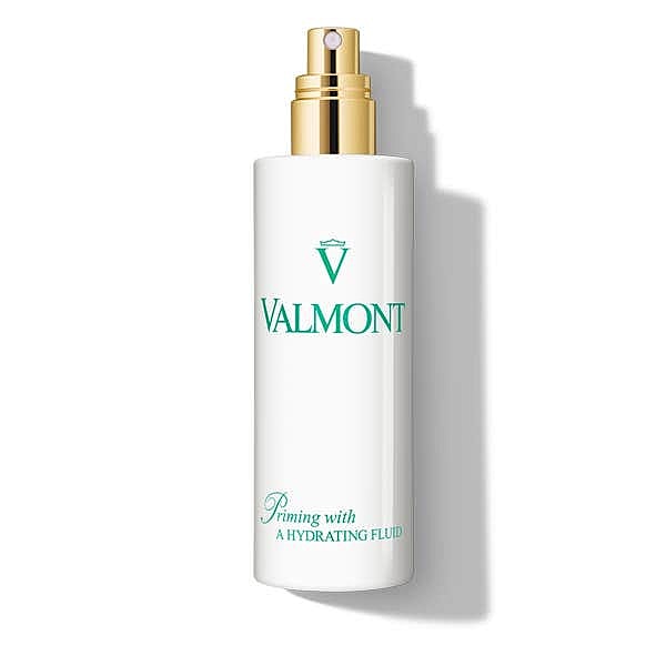 Valmont hydrating fluid spray bottle.
