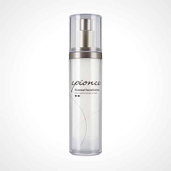 Epionce Renewal Facial Lotion in pump bottle.