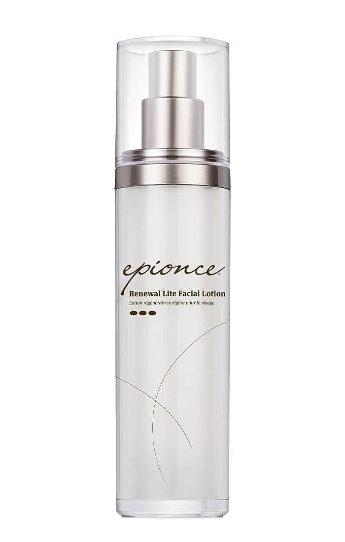 Epionce Renewal Lite Facial Lotion in pump bottle.