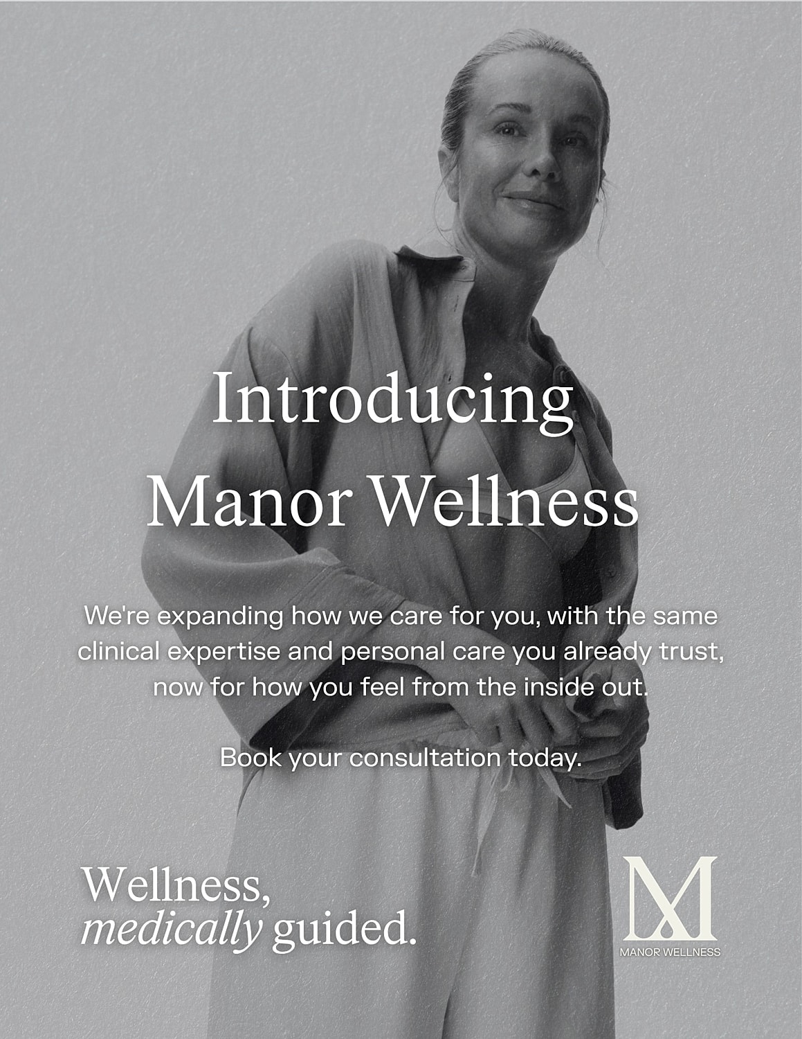 Introducing Manor Wellness for personalized health care.